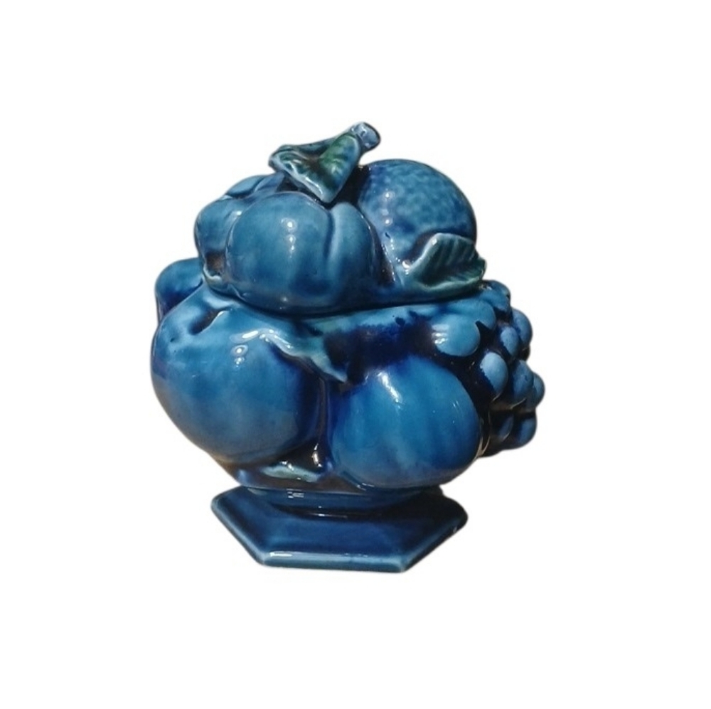 Mood Indigo Blue Sugar Dish Bowl - Picture 2 of 7
